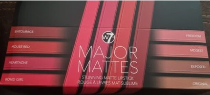 Lippenstift W7 MajorMattes