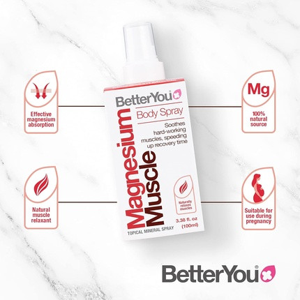 Body Spray BetterYou Magnesium Muscle Body Spray Sports Recovery