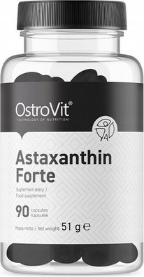 Ostrovit Astaxanthin Forte Kapseln für jugendliches Aussehen und Wohlbefinden