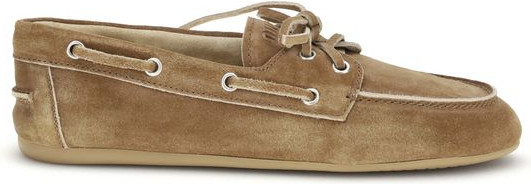 Béj mol yaltiroq qora teri Slip-On Loaferlar