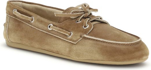 Béj mol yaltiroq qora teri Slip-On Loaferlar