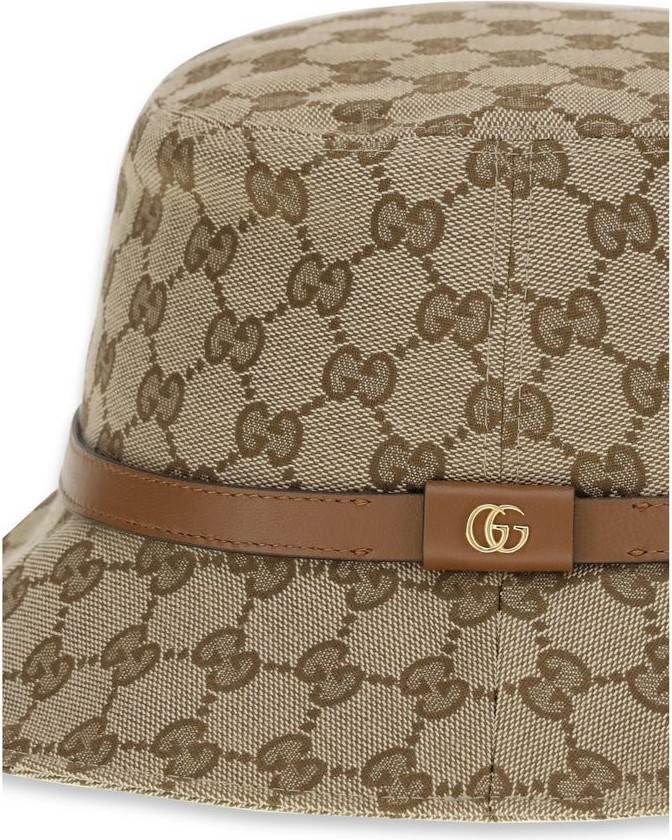 Bucket Hat Gucci Beige Polyester