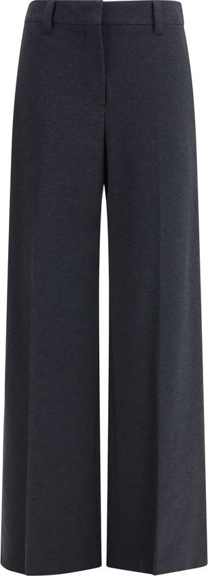 Brunello Cucinelli Серые хлопковые брюки
