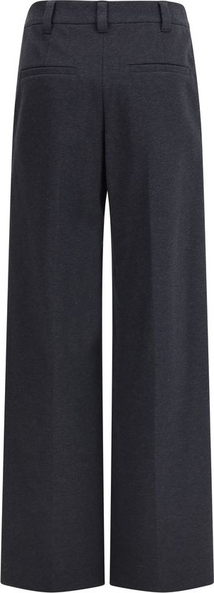 Brunello Cucinelli Серые хлопковые брюки