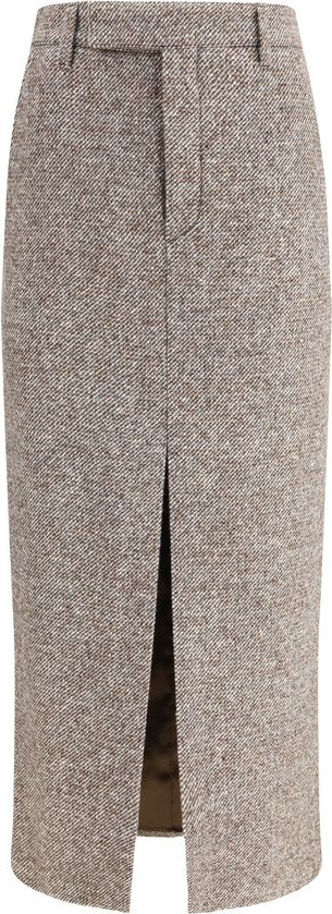 Brunello Cucinelli Jigarrang Fleece Jun Jiydor Uzoq Kiyimi