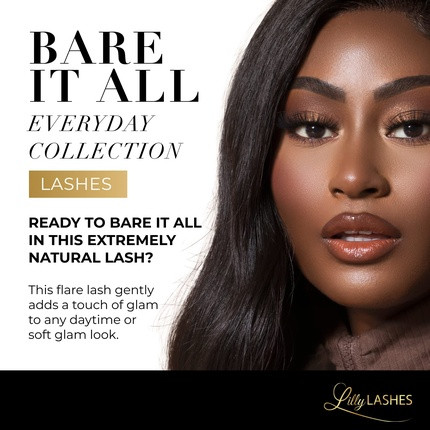 False Eyelashes Lilly Lashes Everyday Bare It All Natural Faux Mink