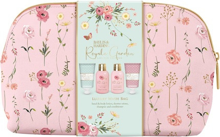 Luxury Wash Bag Gift Set Baylis & Harding Royale Garden