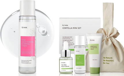 Facial Care Set Iunik Centella Mini Set Ultra Calming and Hydrating