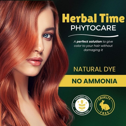 Permanent Hair Dye Herbal Time Phytocare Bright Blonde 10N