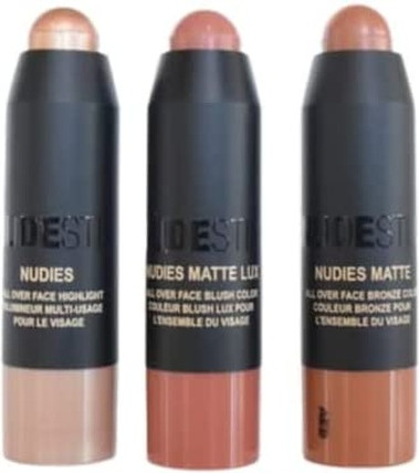 Complexion Sets & Pallets Nudestix Mini Soft & Warm Nudes 3-Piece Kit