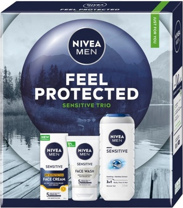 Body Care Set Nivea Feel Recovered Sensitive Trio