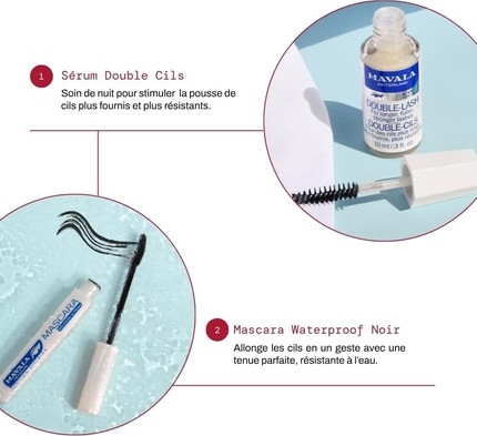Тушь Mavala Doublecils & Waterproof Черная