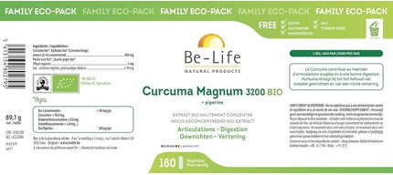 Food Supplement Be Life Turmeric Magnum