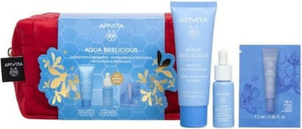 Cream-Gel Apivita Aqua Beelicious Rich Texture With Mini Booster A Foil For Eye Hydration
