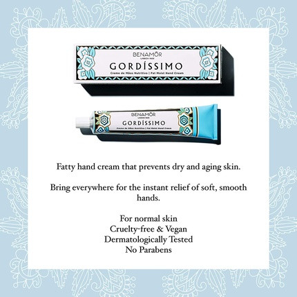 Fat Moisturizing Hand Cream Benamor Gordíssimo