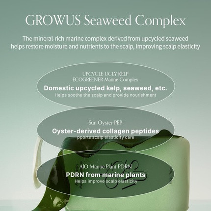Shampoo Grow Gorgeous Algae Therapy Mineral Shampoo mit Seetang-Komplex und Biotin