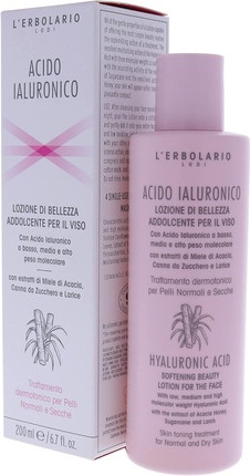 Softening Beauty Lotion L'Erbolario Hyaluronic Acid
