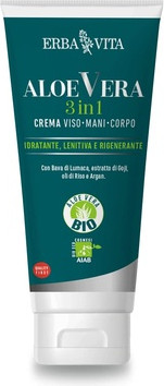 Cream Erba Vita Aloe Vera 3 in 1 Face, Hand and Body