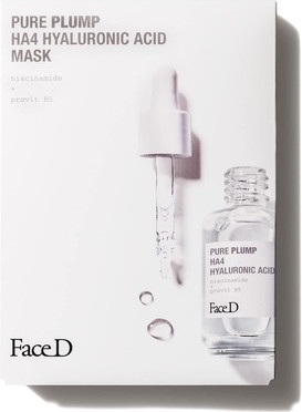 Увлажняющая маска для лица D Pure Plump с гиалуроновой кислотой AH4