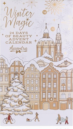 Body Care Sets Accentra Advent Calendar Beauty 2024 with 24 Wellness and Body Care Products