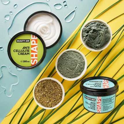 Cream Beauty Jar Shape Anti-Cellulite Cream