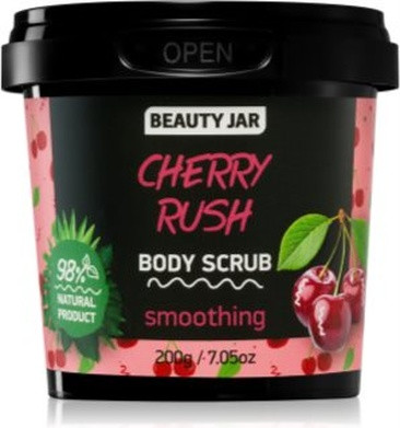 Body Scrub Beauty Jar Cherry Rush