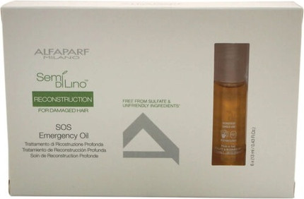 Hair Oil Alfaparf Milano Semi Di Lino Reconstruction SOS Emergency Oil