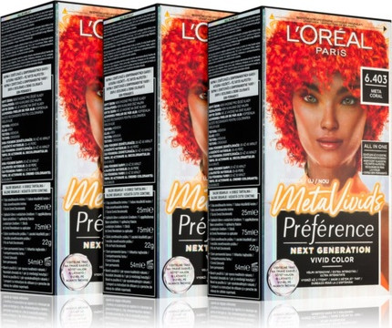 Semi-permanent Hair Color L'Oreal Professional Preference Meta Vivids
