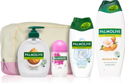 Body Care Set Palmolive Palmolive Naturals Almond Bag Gift Set