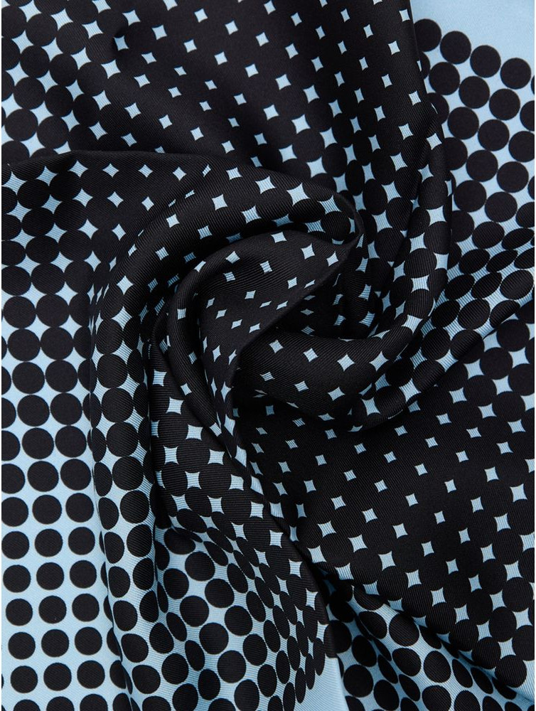 Blue Silk Pocket Square Tom Ford