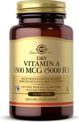 Tablet Solgar Dry Vitamin A