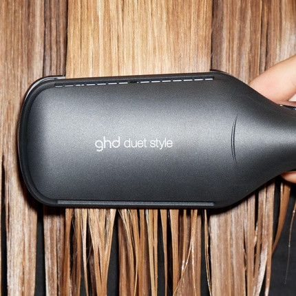 Styling-Set GHD Limited Edition Glätteisen Duet Black und Sleek Talker Haaröl