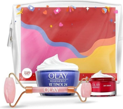 Gesichtspflege-Sets Olay Regenerist Tagescreme + Retinol 24 Nachtgesichtscreme Geschenkset