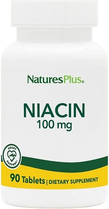 Nature's Plus Niacin 100mg Tabletten Hochdosiertes Vitamin B3