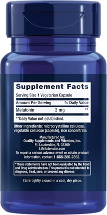 Supplement Life Extension Optimal Sleep Support Healthy Circadian