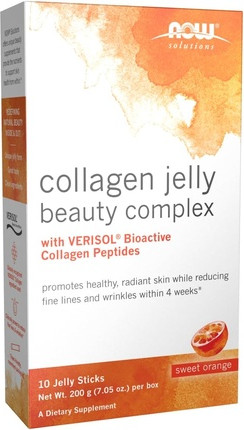 Jelly Sticks Now Foods Collagen Jelly Beauty Complex