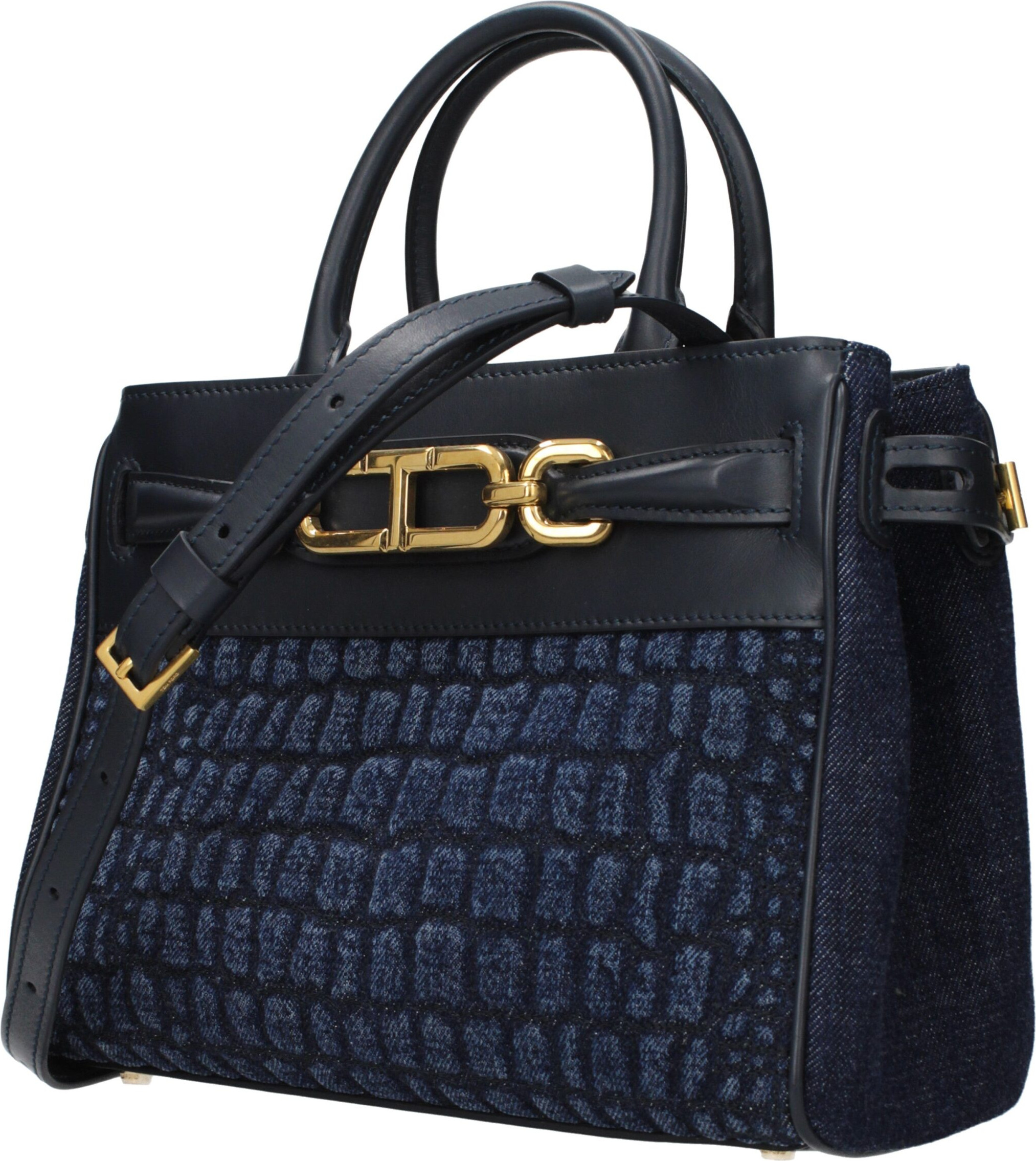 Blue Fabric Handbag Tom Ford