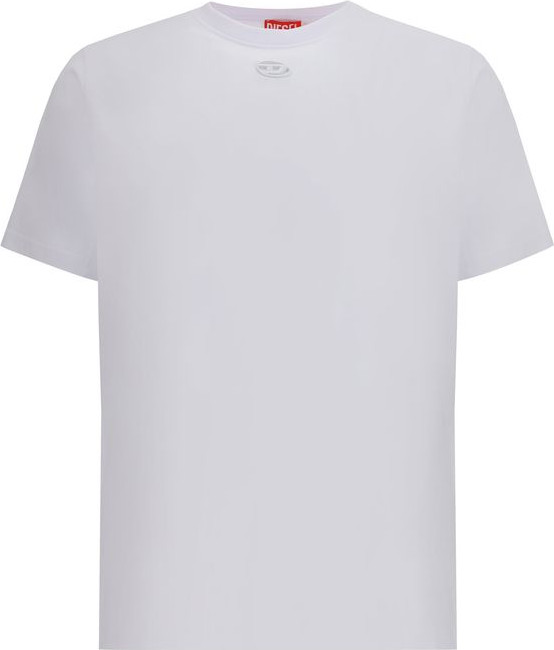 White Cotton T-Shirt Diesel