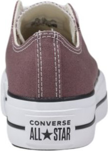 Фиолетовые низкие кеды из ткани Converse