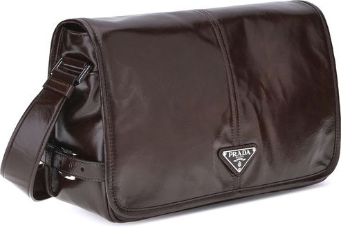 Bag Prada Brown Calf Leather Shoulder Bag