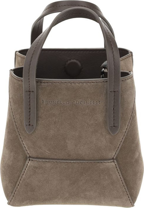 Brown Calf Leather Shoulder Bag