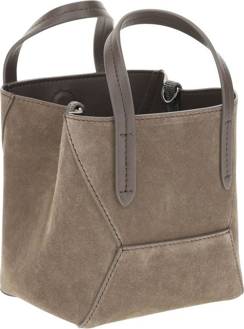 Brown Calf Leather Shoulder Bag