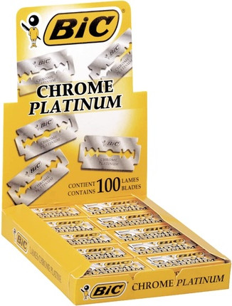 Rasierklinge Bic Chrome Platinum "Single Edge"
