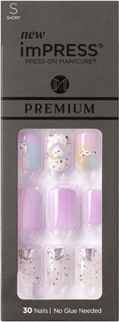 Artificial Nails Kiss The Sky Impress Sweet Life Short
