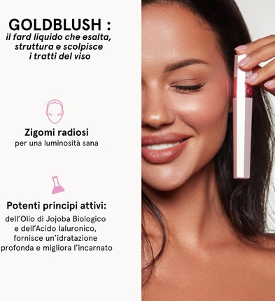 Liquid Highlighter Rosegold Goldblush