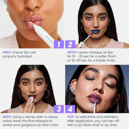 Lip Stain Lipstick Wonderskin Wonder Blading Waterproof Nude