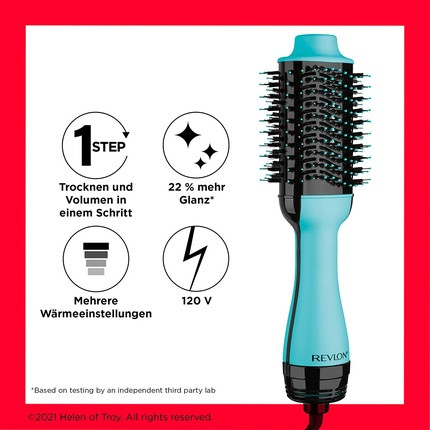 Heißluftbürste Revlon One-Step Volumiser & Haartrockner 2-in-1 Styling-Tool