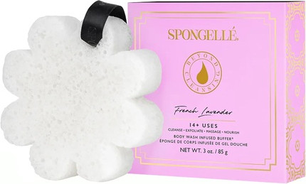 Shower Gel Buffer Spongelle Boxed Flower French Lavender