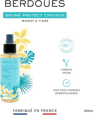 Hair Spray Berdoues Protective Hair Spray with Monoi and Tiaré Fragrance