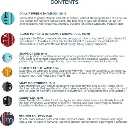 Toiletries Set Men-U Ultimate Travel Kit